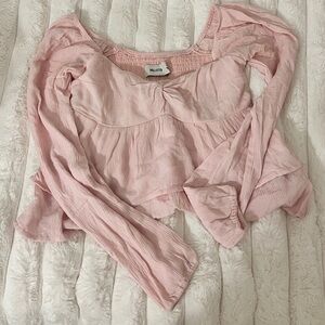 Hollister Light Pink Blouse